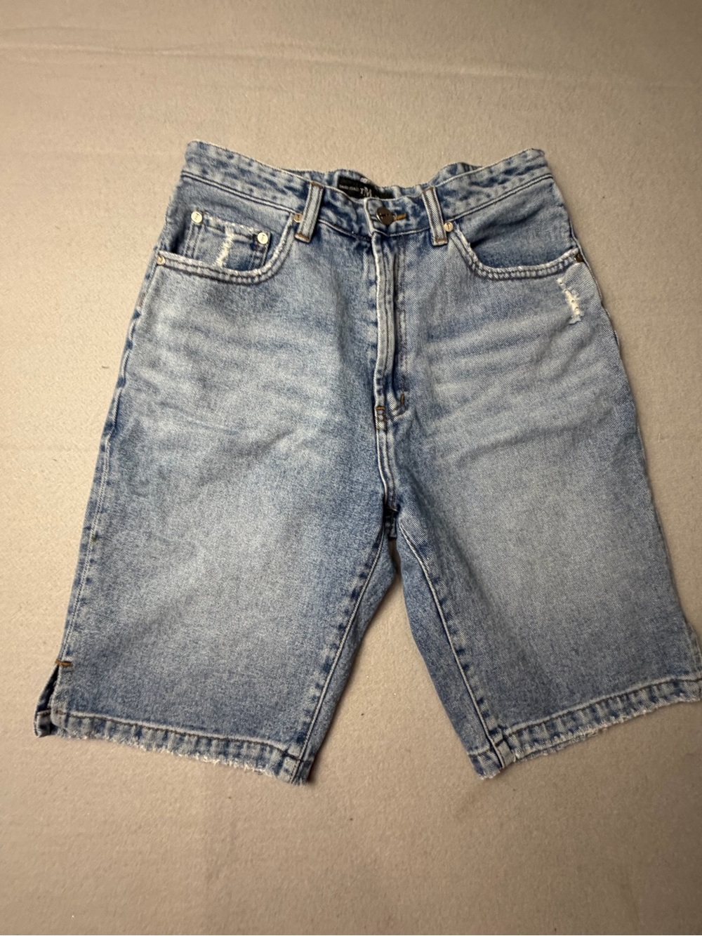 Men's Light Wash Denim Jean Shorts - Casual Everyday Style